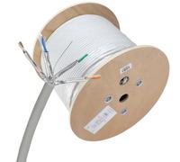 Kenable Cat6A U/ftp Copper Solid Ofc 10 Gigabit Network Grey 23 Awg Cable Reel 305M