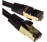 CAT8.1 Ethernet Cable RJ45 SFTP Shielded 2000MHz High Speed 40Gbps 2m Black