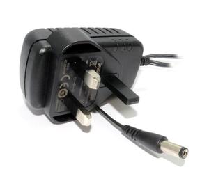 kenable CCTV Camera Power Supply 12V 0.5A UK Plug 2.1mm DC Lead 2m Cable Black PSU for Security Cameras