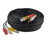 kenable CCTV Lead BNC Video RCA Phono Audio 2.1mm DC Power Cable for Security Camera DVR 30m Black