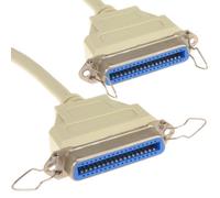 Kenable Centronics Ieee-1284 Parallel Printer Cable 36 Pin Female To Female 2M