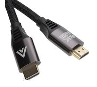 kenable Certified Ultra High Speed HDMI 2.1 Cable 8K@60Hz 4K@120Hz 48Gbps eARC VRR Metal Plugs Black 3m