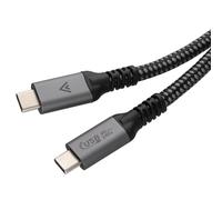 kenable CERTIFIED USB4 40Gbps Thunderbolt 3 USB 4.0 Type C Braided Cable Metal 0.5m [0.5 metres]