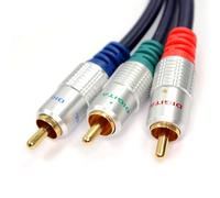 kenable Pure OFC SHIELDED Component Video RGB YUV Cable 3 RCA Phonos 1m