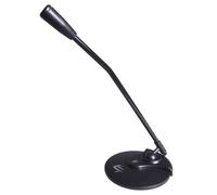 kenable Computer Gear Lightweight Slim Desktop Swivel Microphone Black