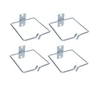 Kenable D Ring For Vertical Cable Management 1U 8Cm On Cabinet Racks With Cage Nuts (4 Pack)