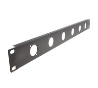 Kenable D-Series 1U 19 Inch 6 Port For 6 Modules Rack Mount Plate Flight Case Panel