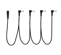 Kenable DC Power Daisy Chain Cable 3 Way Guitar Pedal Black