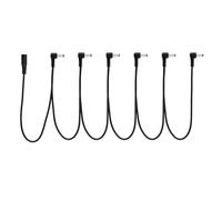 kenable | DC Power Daisy Chain Cable | 9V Guitar Pedal Splitter | 5.5 x 2.1mm Connectors | 2/3/4/5/6/8 Way (6 Way)