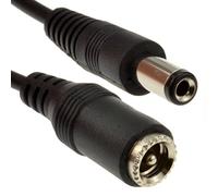 kenable DC Power Extension Cable 5.5mm x 2.1mm Male to Female Plug CCTV Lead Black 10m