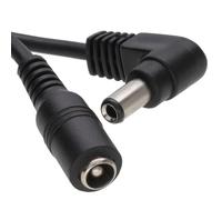 5.5 x 2.5mm Right Angled DC Power Male Female CCTV Extension Cable 5m