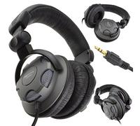 kenable Deluxe DJ Foldable Headphones Cushioned Headband 3.5mm Jack 3m Cable [3 metres]
