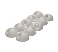 kenable Desk Cable Tidy Single Channel Self Adhesive Sticky Pads Cable Organiser Holder 10 Pack White