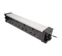 Kenable Desktop Power Strip 4X Uk Socket Silver & Black - Under Desk Mount With Earthing