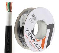 kenable Direct Burial External CAT5e Outdoor Pure OFC COPPER Ethernet Network Cable Reel Gel 50m [50 metres] - PoE/CCTV/VoIP/Ethernet Compatible