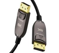 kenable DisplayPort 8K Active Optical Cable, 15m, HDR Support, 32Gbps, 8K 30Hz, 4K 120Hz