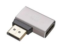 Kenable Displayport 8K Right Angle Adapter 8K 60Hz 90 Degrees Plug To Socket Horizontal
