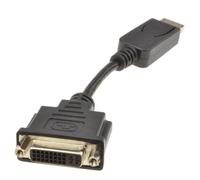 Kenable Displayport Male Plug To Dvi-D Female Socket Adapter Cable 15Cm