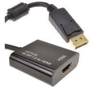Kenable Displayport To Hdmi Socket Cable Active Adapter Uhd 4K X 2K 3D Tv