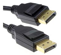 DisplayPort v1.4 HBR3 8K 60Hz 4K 120Hz MST 32.4G HDR Cable Gold 0.5m 50cm [0.5 metres]