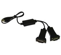 kenable Dual USB 2.0 Serial RS232 Adapter 2 Port Cable