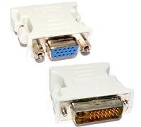 kenable DVI Adapter DVI-I 24 + 4 pin to VGA SVGA Female HD15 Socket