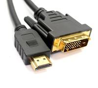 kenable DVI-D 24+1pin Male to HDMI Digital Video Cable Lead Gold 1.5m