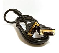 kenable DVI-D Dual Link with Ferrite Cores Male to Male Cable Gold 2m [2 metres]