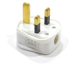 kenable Eagle White Quickfit 3 Pin 3 Amp 3A UK Mains Power Plug