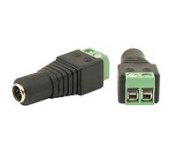 kenable Easy Wire Power 2.1mm DC Socket For CCTV Cameras With Screw Terminals [2.1x5.5mm]