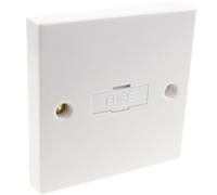 Kenable Electrical Domestic Uk 13A Fused Spur Unswitched In White