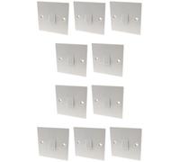 Electrical UK Domestic Household Light 1 Way Single Light Switch White [10 Pack]