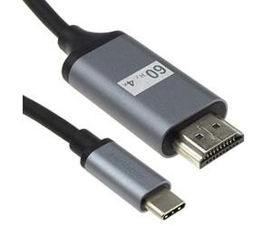 kenable Encab USB 3.1 Type C to HDMI Lead 4K 60Hz UHD Cable Adapter Black 1.8m Retail [1.8 metres]