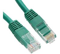 kenable Ethernet Network Cable Cat6 GIGABIT RJ45 Copper Internet Patch Lead 0.15m Green