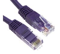 kenable Ethernet Network Cable Cat6 GIGABIT RJ45 COPPER Internet Patch Lead Purple 5m [5 metres]