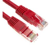 Kenable Ethernet Network Cable Cat6 Gigabit Rj45 Copper Internet Patch Lead Red 0.25M