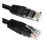 kenable Ethernet Network Cable Cat6 Gigabit RJ45 Full Copper Internet Patch Lead Black 0.5m