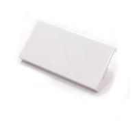 kenable Euro Module Blanking Plate 50mm x 25mm Insert for Face Plates White Blank Cover Panel for Double Wall Plates