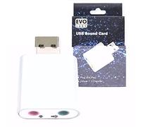 kenable EVO USB Sound Card Virtual 7.1 Channel Adapter Replace/Add 3.5mm AUX/MIC Socket