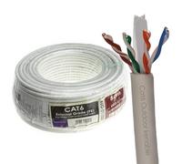 kenable External CAT6 Outdoor Use COPPER Ethernet Network Cable Reel UTP 50m White [50 metres]