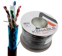 Kenable External Shielded Cat6 Outdoor Use Copper Ethernet Cable F Utp Reel 100M