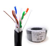 kenable External SHIELDED CAT6 Outdoor Use COPPER Ethernet Cable FTP Reel 50m