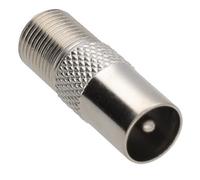 Kenable F Type Screw Connector Socket To Rf Coax Aerial Male Adapter