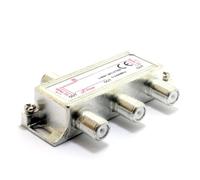 kenable F-Type Screw Connector Splitter for Virgin Media Cable TV Satellite 5-2450MHz 3 Way 2.4GHz