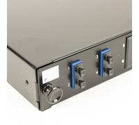 Kenable Fibre Optic Patch Panel 12 Port With 2 X Sc Duplex Sm Modules Adapters 4 Fibres