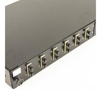 Kenable Fibre Optic Patch Panel 12 Port With 6 X Sc Duplex mm Modules Adapters 12 Fibres