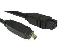 kenable Firewire 800 Cable IEEE 1394B 9 Pin to 4 Pin for Digital Camcorders and External Drives 5m Black