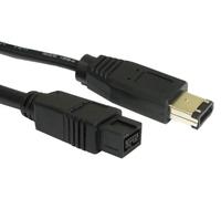 kenable FireWire 800 Cable IEEE 1394b 9 Pin to 6 Pin High Speed Data Transfer for Camcorders External Drives Black 3m