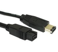 kenable FireWire 800 Cable IEEE 1394b 9 Pin to 6 Pin High Speed Data Transfer for Camcorders External Drives Black 3m