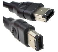 kenable Firewire Cable 6 Pin to 6 Pin IEEE 1394a DV Camcorder Video Transfer Lead for PC Mac Digital Camera 2m Black